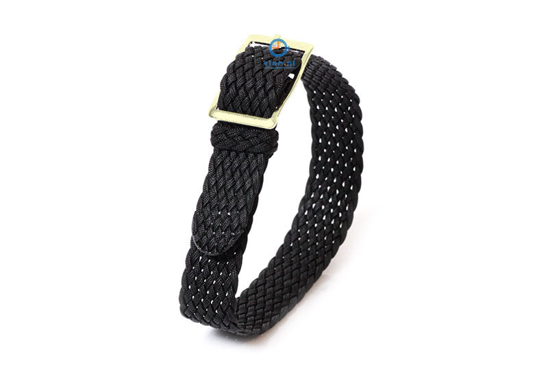 Perlon Horlogeband 14mm zwart
