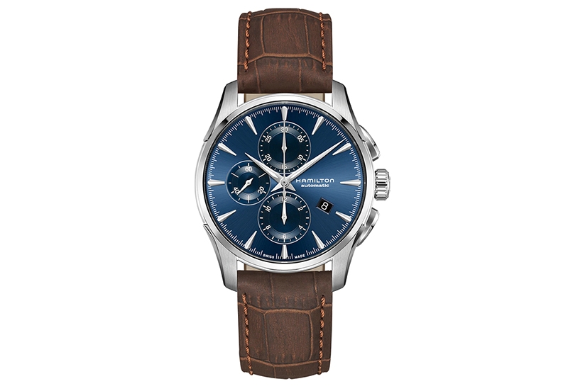 Hamilton horlogeband H32586541 - bruin leer