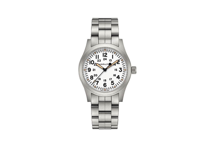 Hamilton horlogeband H69529113 - zilver staal