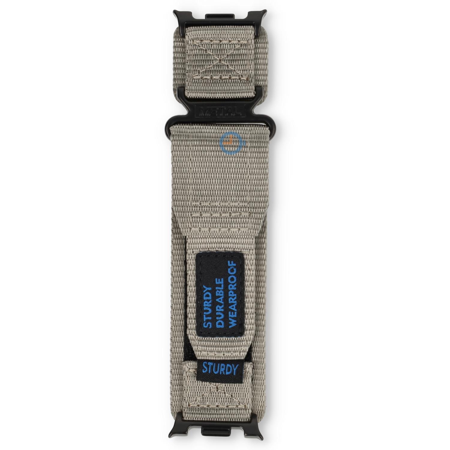Samsung Galaxy Watch 8 Classic 46mm nylon horlogeband - Grey