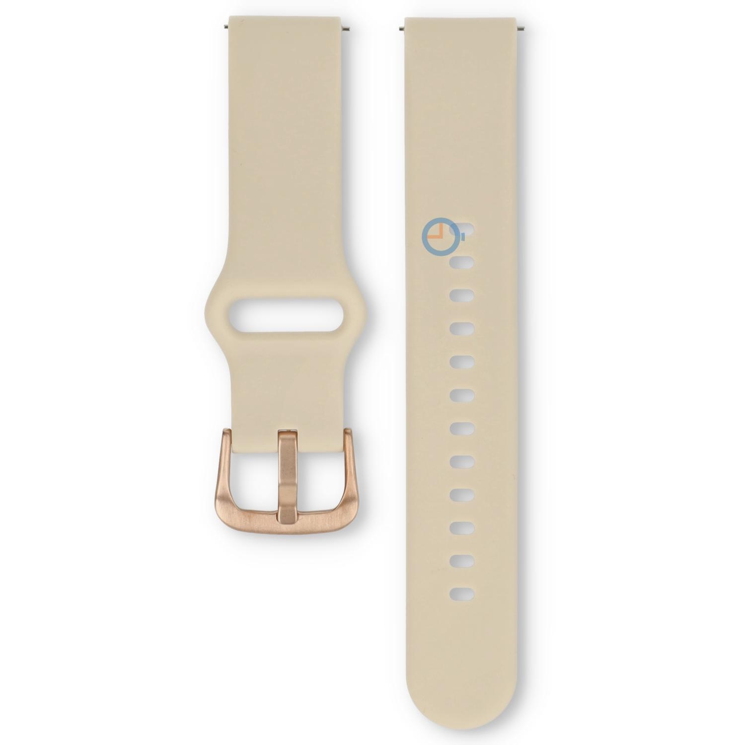 Ice Smart 18mm horlogebandje - Almond/rosegold