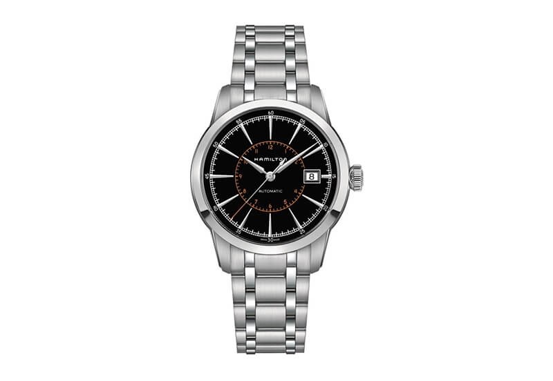 Hamilton horlogeband H40555131 - zilver staal