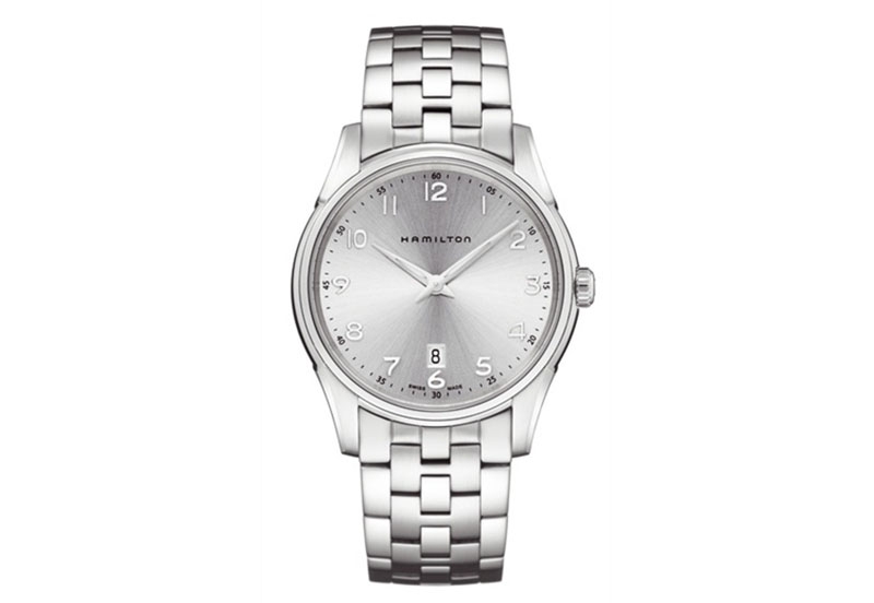 Hamilton horlogeband H38511153 - zilver staal