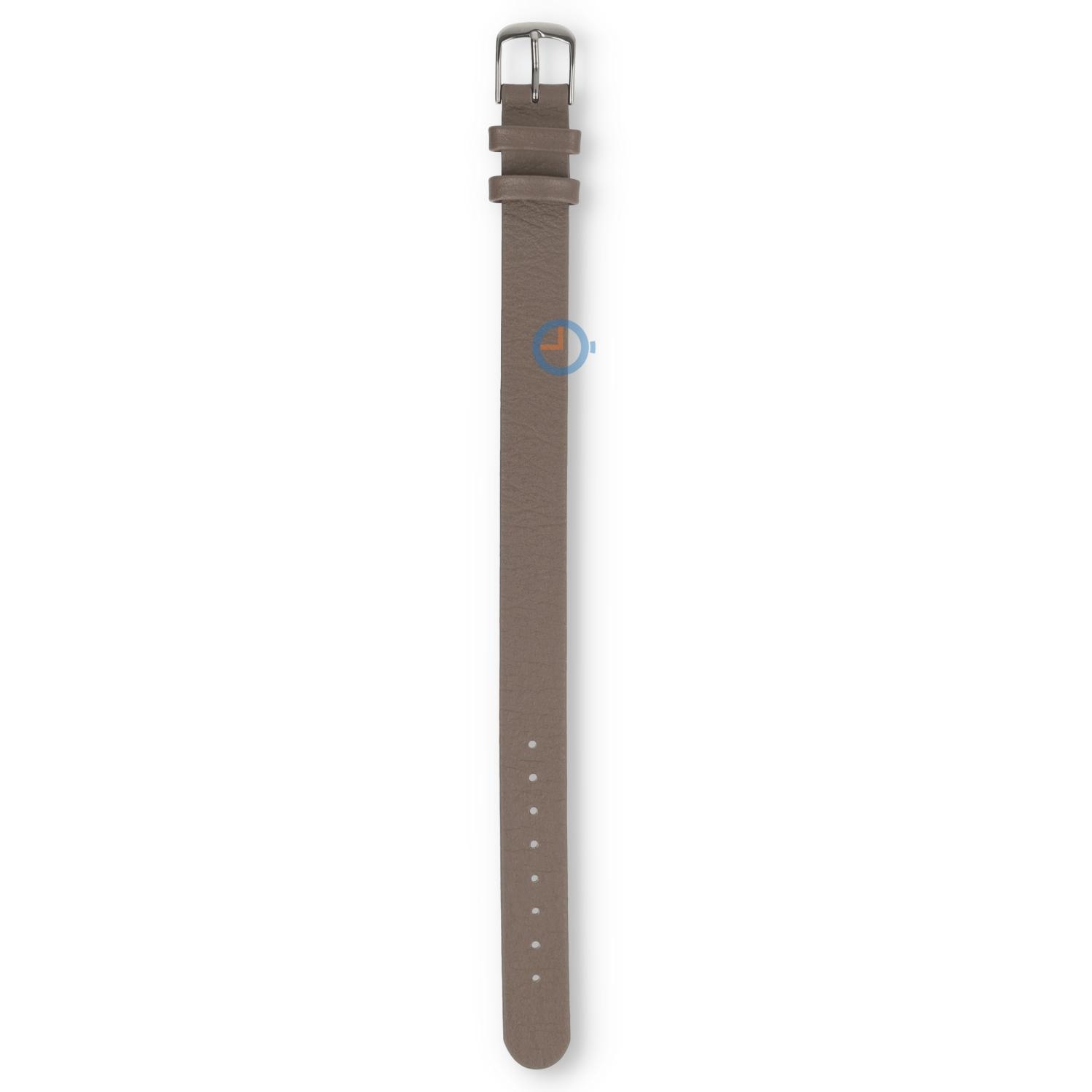 One-piece leren horlogeband - 14mm - taupe