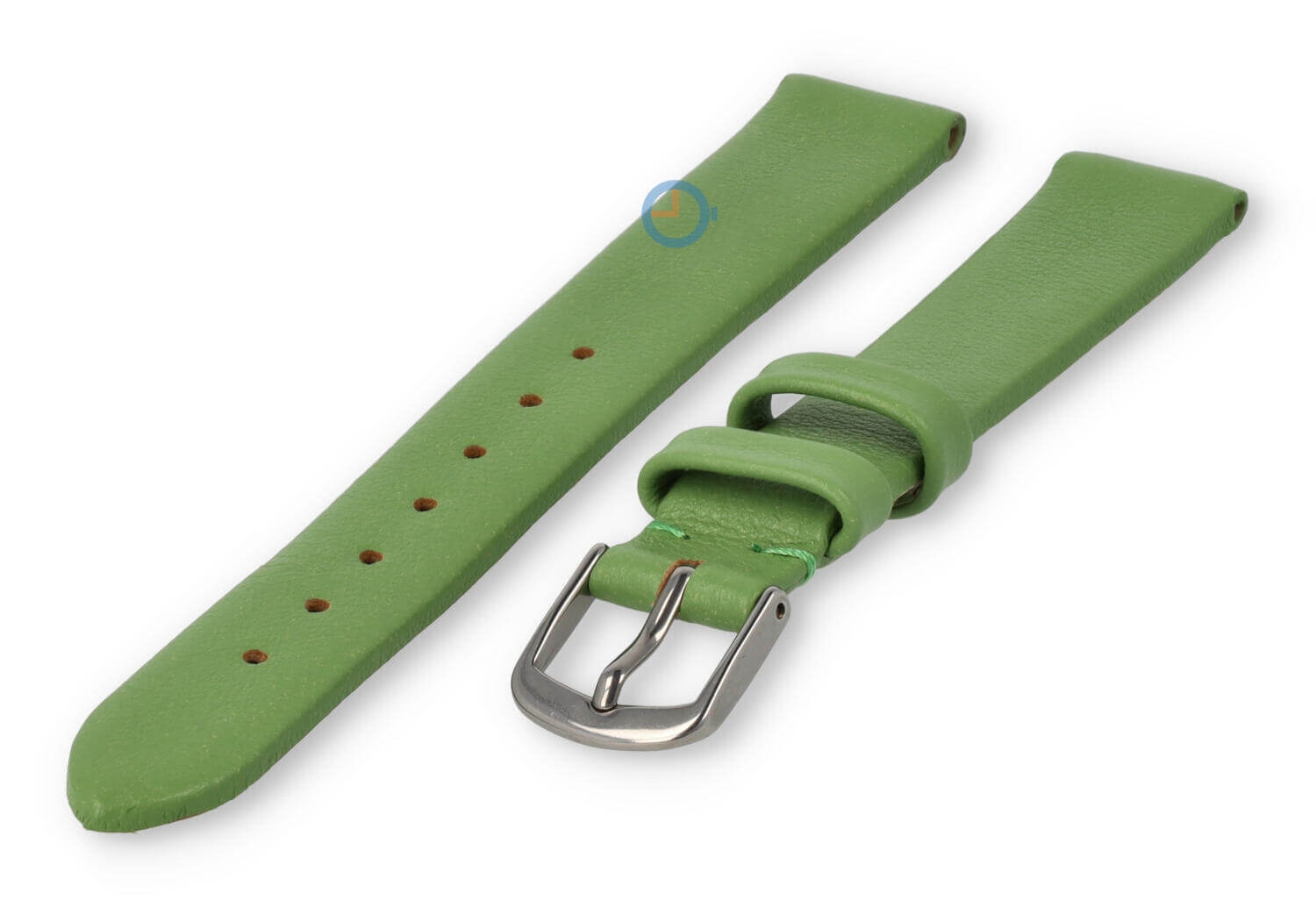 Naadloze en gladde horlogeband 14mm - appelgroen