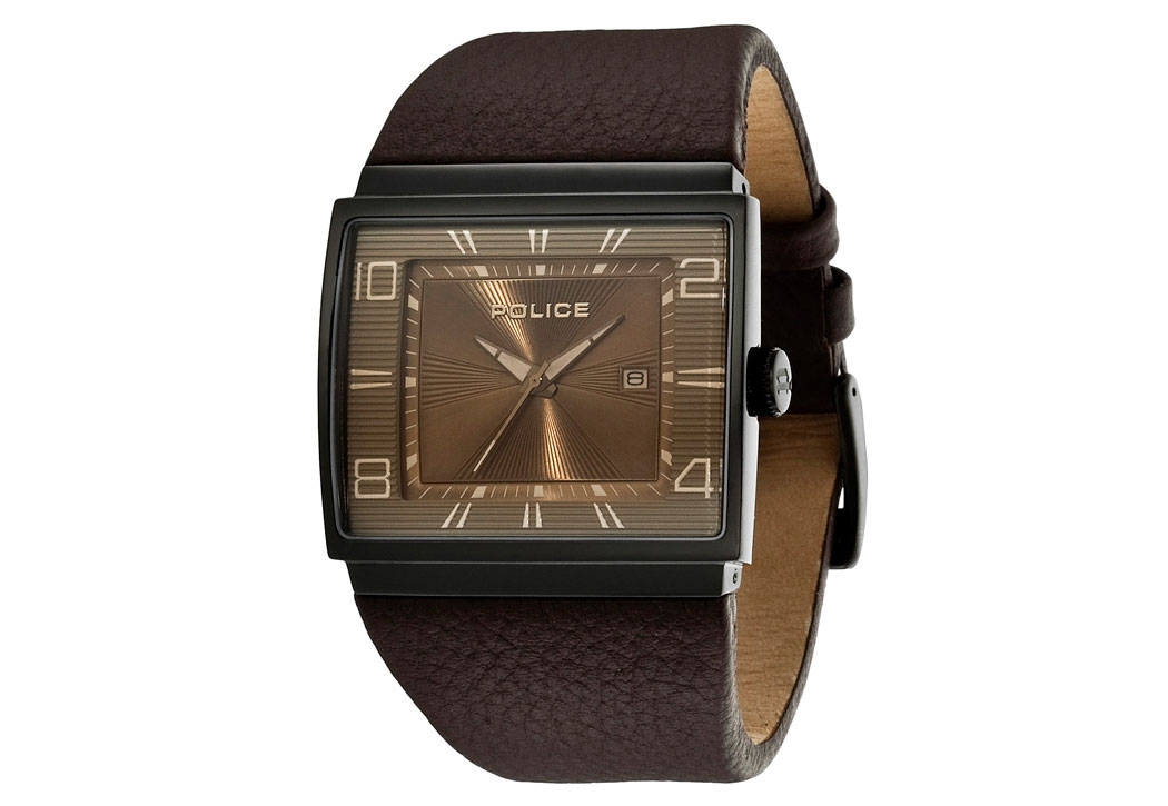 Police horlogeband P12697JSB-20 bruin