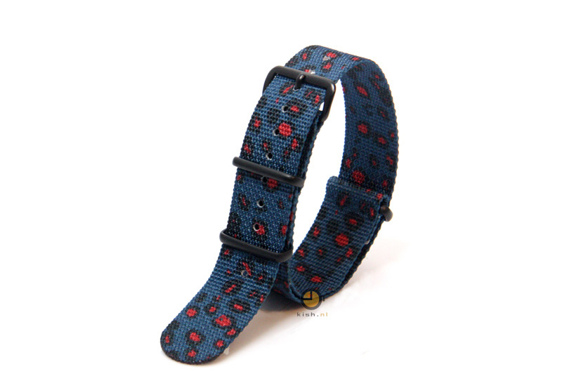 Hypergrand horlogeband 20mm Miliband Leopard