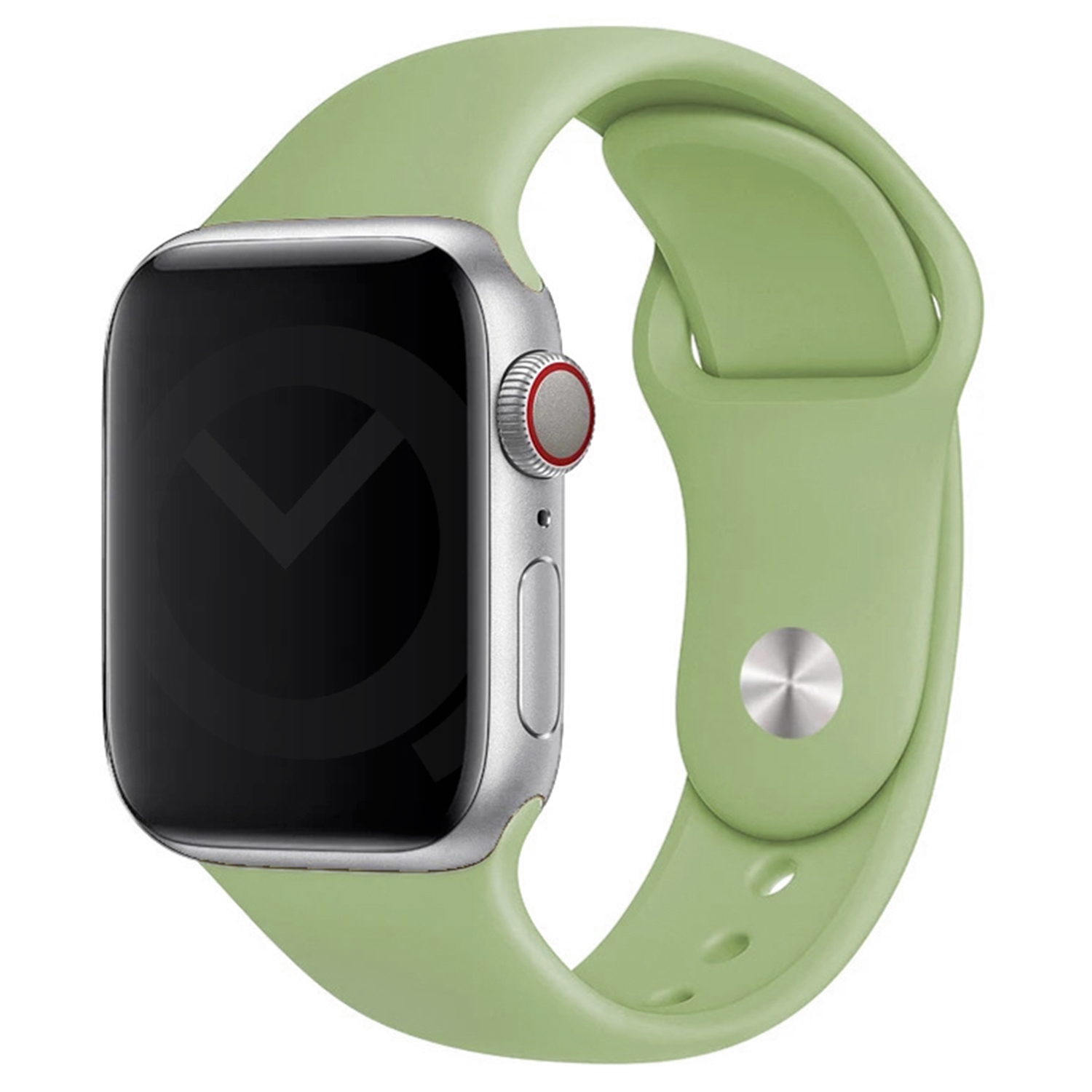 Apple watch bandje siliconen - Light Jade - 38/40/41/42mm (M/L)